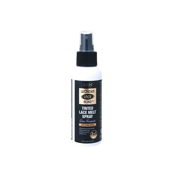 Ebin New York Wonder Lace Bond Tinted Lace Melt Spray Medium Dark Brown