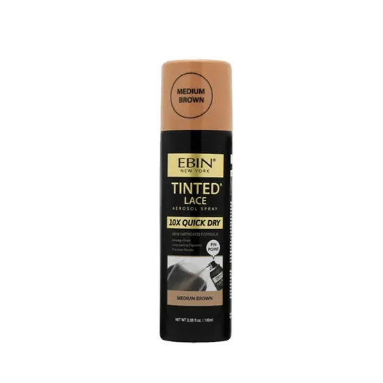 Ebin New York Tinted Lace Aerosol Spray Darkest Brwon