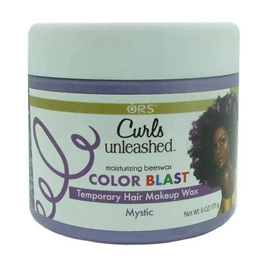 Ors Curls Unleashed Colour Blast Temporary Hair Makeup Wax Mystic