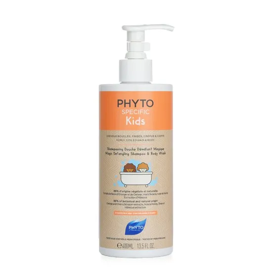 PHYTO Specific Kids Magic Detangling Shampoo & Body Wash Curly, Coiled Hair & Body