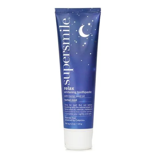 Supersmile Relax Whitening Toothpaste With Hemp Seed Oil