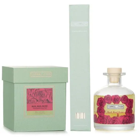Carroll & Chan Reed Diffuser Sakura Red, Red, Rose Freah Roses & Asian Oud