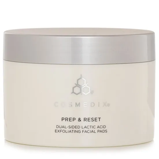 CosMedix Prep & Reset Dual Sided Lactic Acid Exfoliating Facial Pads