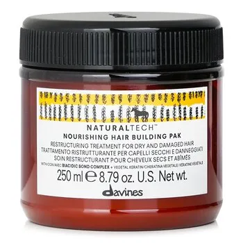 Davines Natural Tech Nourishing Hair Building Pak For Dry, Damaged Hair