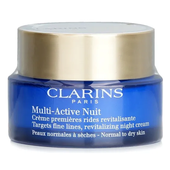Clarins Multi-Active Night Targets Fine Lines Revitalising Night Cream For Normal To Dry Skin
