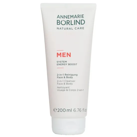 Annemarie Borlind Men System Energy Boost 2-in-1 Cleanser Face & Body
