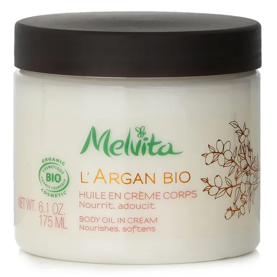 Melvita L'Argan Bio Body Oil In Cream Nourishes & Softens