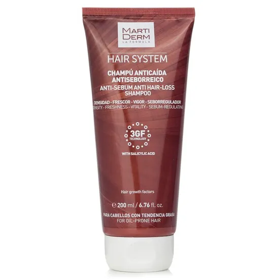 Martiderm Hair System Anti-Sebum Anti Hair-Loss Shampoo With Salicylic Acid
