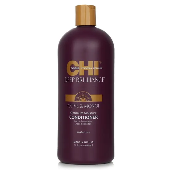 Chi Deep Brilliance Olive & Monoi Optimum Moisture Conditioner 946Ml