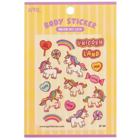 April Korea April Body Sticker