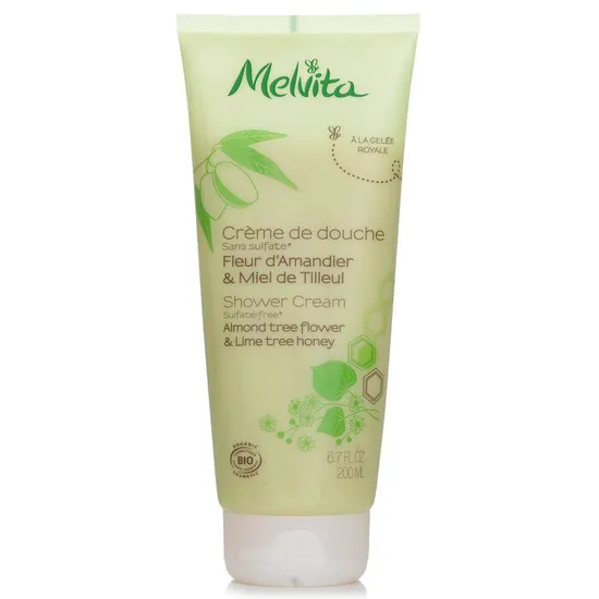 Melvita Almond Tree Flower & Lime Tree Honey Shower Cream