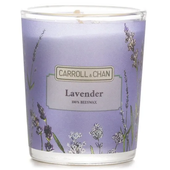 Carroll & Chan 100% Beeswax Votive Candle Lavender