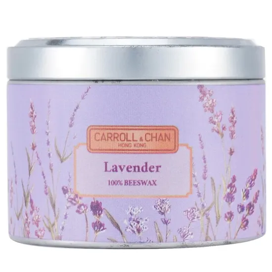 Carroll & Chan 100% Beeswax Tin Candle Lavender