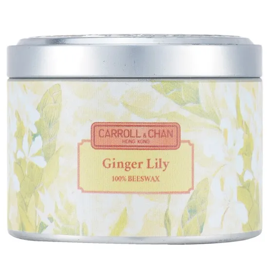 Carroll & Chan 100% Beeswax Tin Candle Ginger Lily