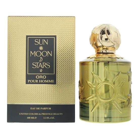 United Colors & Prestige Beauty Sun Moon Stars Oro Pour Homme Eau De Parfum