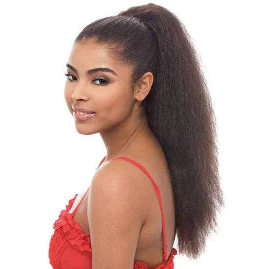 Janet Collection Noir Every Time Syn New Dream Choice Long DS Ponytail