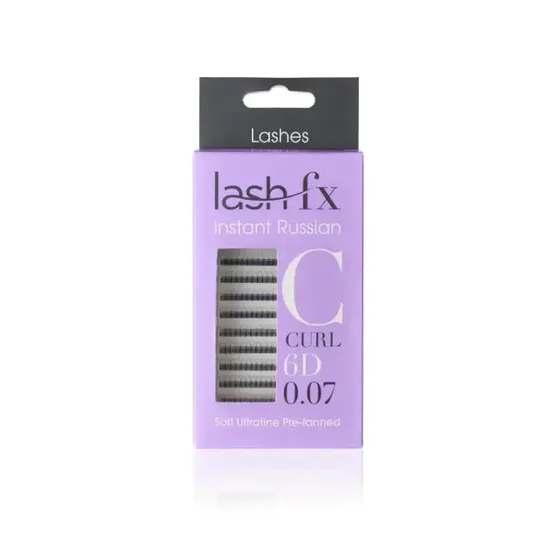 Lash Fx 6D Russian Lashes C Curl 9Mm