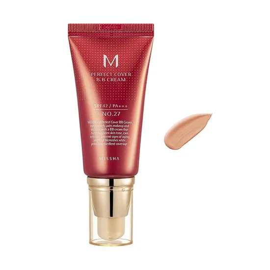 Missha M Perfect Cover Bb Cream Spf 42 27 Honey Beige