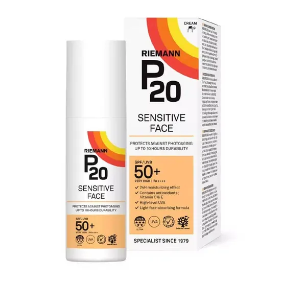 Riemann P20 Sensitive Face SPF 50+ Sun Cream