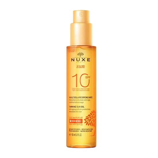 Nuxe Sun Tanning Oil For Face & Body SPF 10
