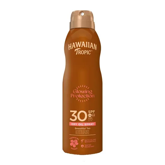 Hawaiian Tropic Glowing Protection Dry Oil Spray SPF 30
