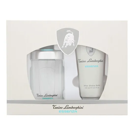 Lamborghini Essenza Gift Set 75ml Eau De Toilette + 150ml Aftershave Balm