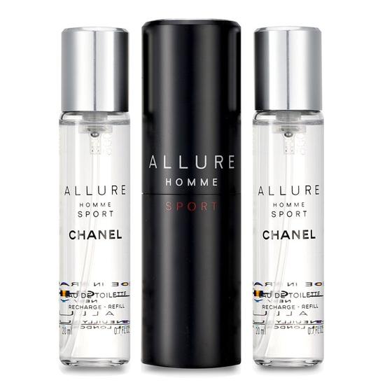 CHANEL Allure Homme Sport Gift Set 20ml Eau De Parfum + 20ml Eau
