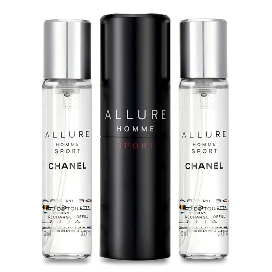 CHANEL Allure Homme Sport Gift Set 20ml Eau De Parfum + 20ml Eau De Parfum + 20ml Eau De Parfum