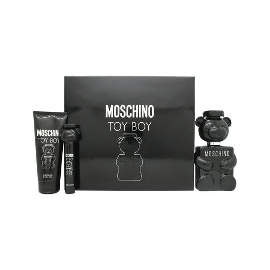 Moschino Toy Boy Gift Set 100ml Eau De Parfum + 100ml Bath & Shower Gel + 10ml Eau De Parfum
