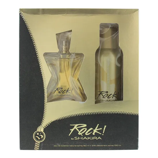 Shakira Rock! Eau De Toilette 80ml + Deodorant Spray 150ml Gift Set For Her