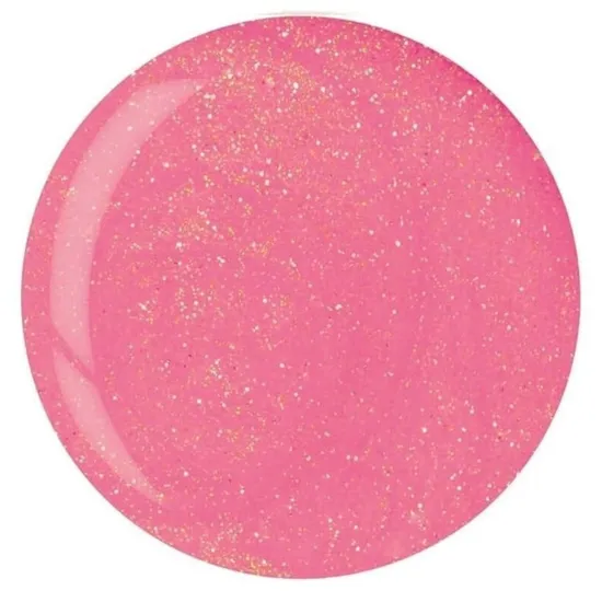 Cuccio Powder Polish Dip Bright Pink With Gold Mica
