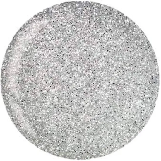 Cuccio Powder Polish Dip Silver With Silver Glitter
