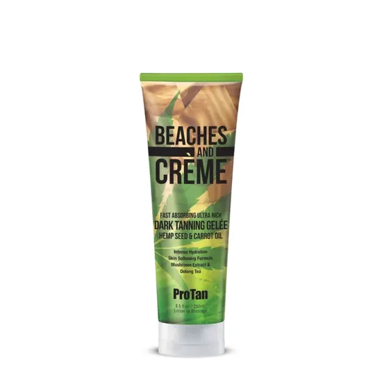 Ergoline Plus Beaches & Creme Dark Tanning Gelee Sunbed Lotion 250Ml