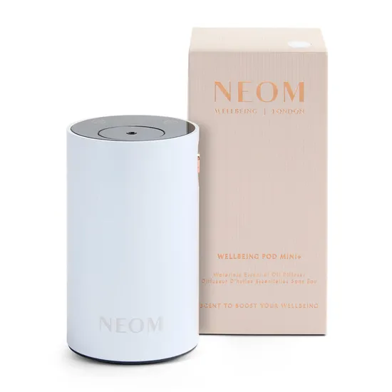 Neom Organics Wellbeing Pod Mini+ Waterless Essential Oil Diffuser White