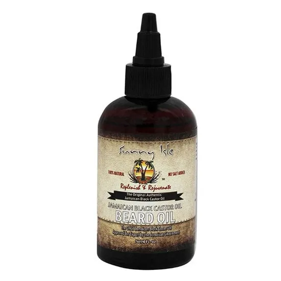 Sunny Isle Jamaican Black Castor Oil Beard Oil 4 Oz
