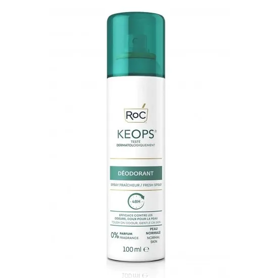 RoC Keops Deodorant Fresh Spray Fraicheur Fresh 48hour Normal Skin Alcohol Free