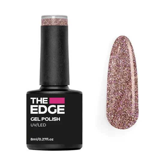 The Edge Nails Gel Polish The Rose Glitter