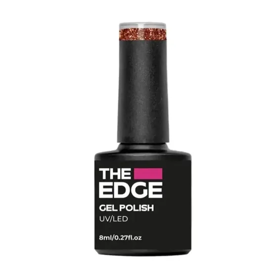 The Edge Nails Gel Polish The Copper Glitter