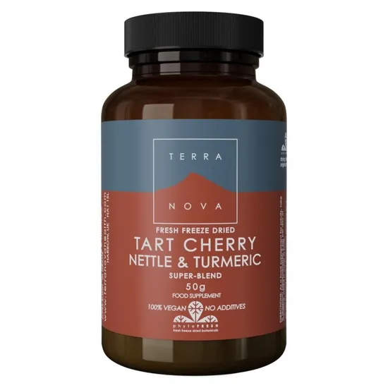 Terranova Tart Cherry, Nettle & Turmeric Super-Blend Powder