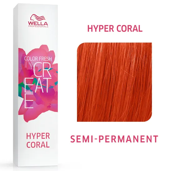 Wella Colour Fresh Create Semi-Permanent Hair Colour Hyper Coral
