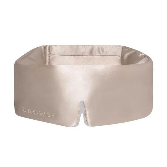 Drowsy Silk Sleep Mask Dusty Gold