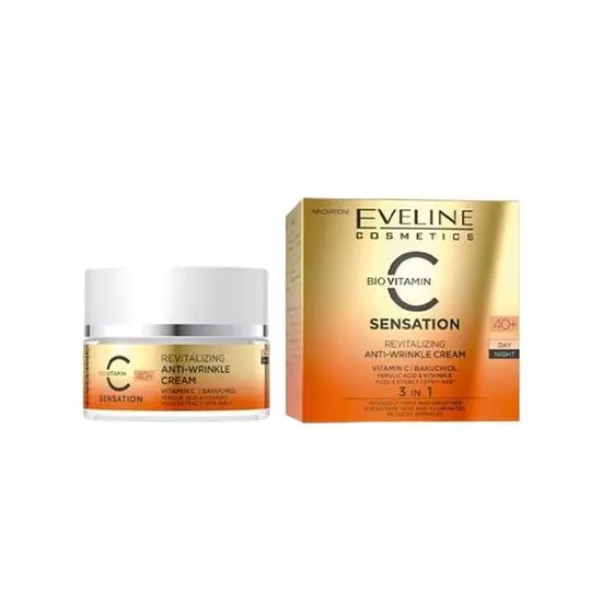 Eveline Bio Vitamin C Sensation 3-In-1 Anti-Wrinkle Cream 40+