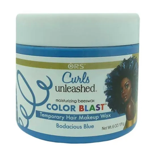 ORS Curl Unleashed Colour Blast Moisturising Beeswax Bodacious Blue