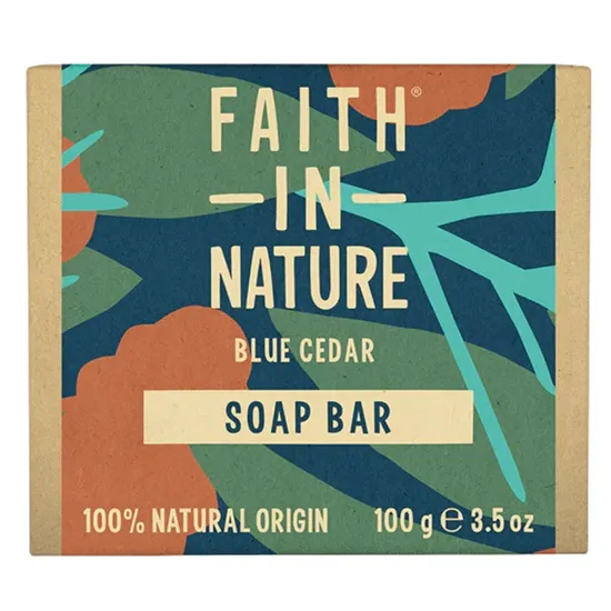 Faith in Nature For Men Blue Cedar Soap