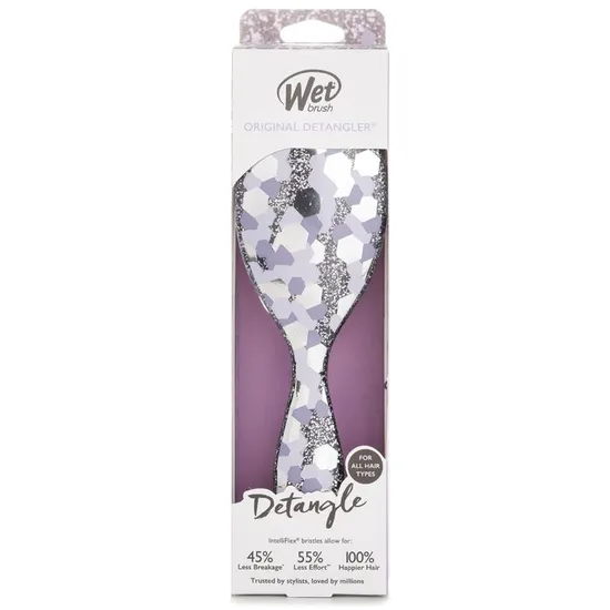 Wet Brush Original Detangler Groovy Disco Purple Hair Brush
