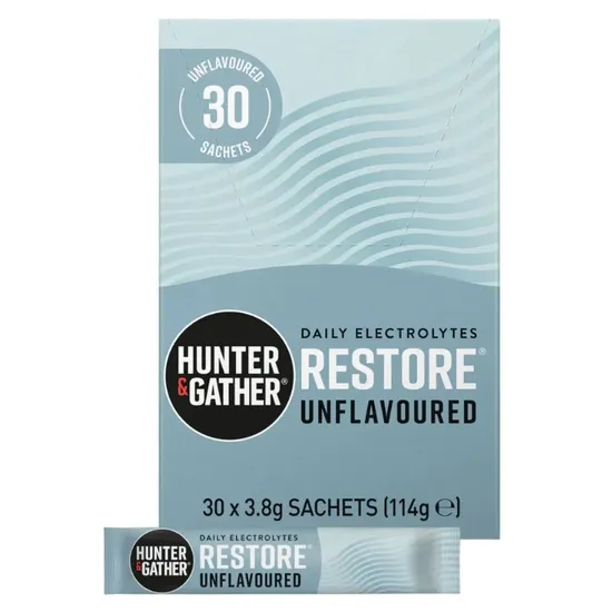 Hunter and Gather Restore Unflavoured Electrolyte Sachets
