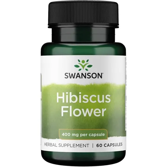 Swanson Hibiscus Flower 400mg Capsules