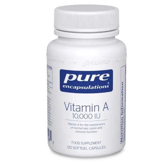 Pure Encapsulations Vitamin A 10,000iu Capsules