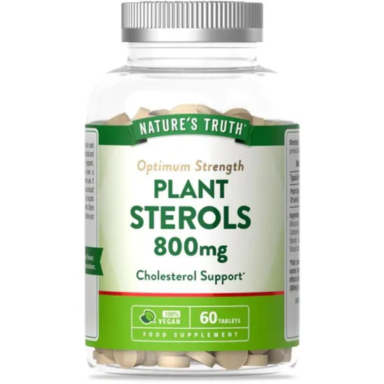 Nature's Truth Plant Sterols 800mg Tablets