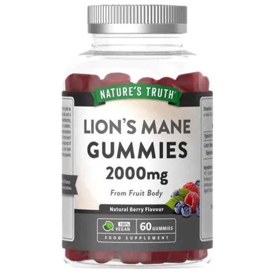 Nature's Truth Lion's Mane 2000mg Berry Gummies